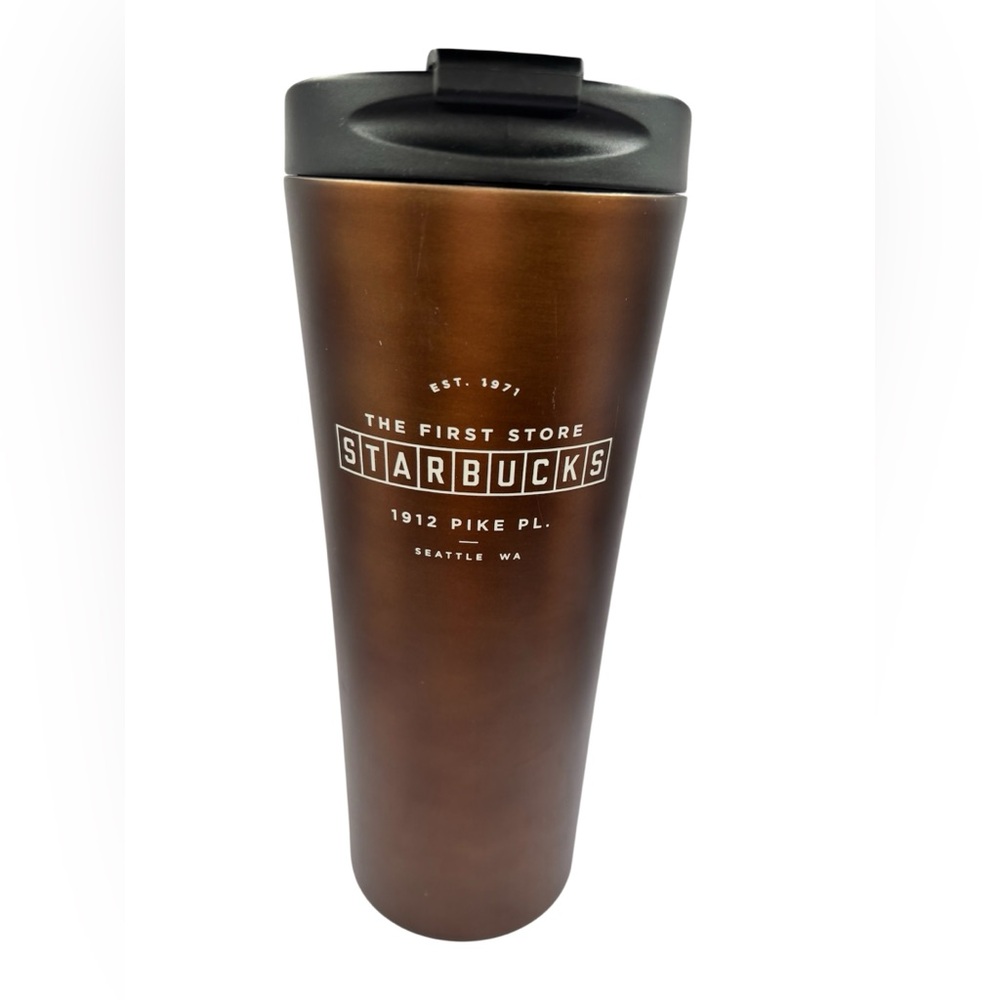 Starbucks Tumbler, Metal, 16 oz The First Store Pike Place Seattle